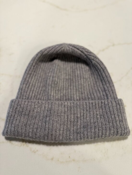 &Other Stories Women\'s Cashmere Knitted Beanie Hat Gray One Size main image 5